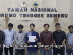 Sempat Viral, Tujuh Pendaki Ilegal yang Nekat ke Puncak Gunung Semeru Minta Maaf