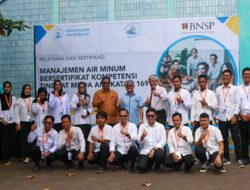 Perumda Tirta Al Bantani Beri Pelatihan dan Sertifikasi Manajemen Air Minum kepada 20 Pegawai