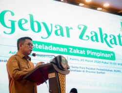 Gubernur Andra Soni Ajak Masyarakat Bayar Zakat ke Baznas