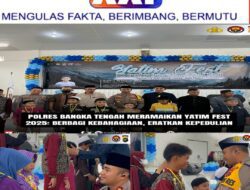 Kapolres Bangka Tengah Ikuti Yatim Fest 2025 di Masjid Muhajirin Koba