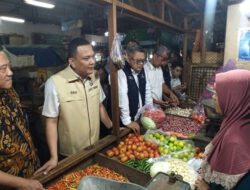 Pastikan Stok Bahan Pokok Aman, Satgas Pangan Polda Jatim Sidak Pasar