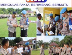 Subbidprovos Bidpropam Polda Kep. Babel Laksanakan Gaktibplin di Polres Bangka Tengah