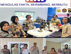 Kapolres Bangka Tengah Jadi Narasumber di 931 FM New Radio Koba, Kenalkan Diri dan Sampaikan Pesan Kamtibmas