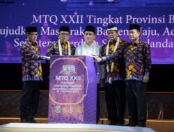 Dibuka Wamenag, Gubernur Andra Soni Sebut MTQ Upaya Membumikan Al-Qur’an