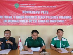 Tepis Isu Dwifungsi, Ketua PW GPA DKI Jakarta: UU TNI Hormati Demokrasi dan Junjung Supremasi Sipil