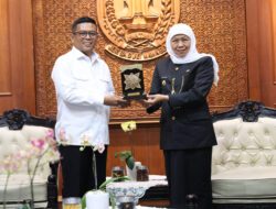 Kunjungan ke Pemprov Jatim, Gubernur Andra Soni Bahas Pembangunan Daerah dan Kerja Sama antar Daerah