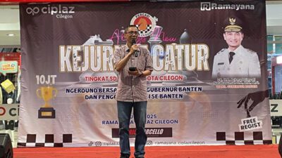 Kejurkot Catur Tingkat SD dan SMP, Pemprov Banten Apresiasi Percasi Kota Cilegon