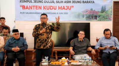 Gubernur Andra Soni Hadiri Kumpul Jeung Dulur Salakanagara Institute