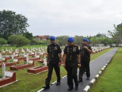 Peringati HUT ke-79 POMAD, Denpom III/4 Serang Ziarah ke Taman Makam Pahlawan Serang
