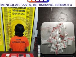 Satresnarkoba Polres Bangka Tengah Tangkap Pengedar Sabu di Koba, 10 Paket Diamankan