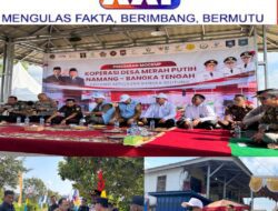 Polres Bangka Tengah Laksanakan Pengamanan Kegiatan Peluncuran 80.000 Koperasi Desa/Kelurahan Merah Putih di Namang