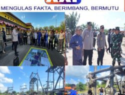 Polres Bangka Tengah Pimpin Penertiban Tambang Ilegal di WIUPK PT. Timah, Ponton Ilegal Dibongkar Pakai Alat Berat