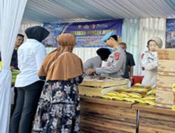 Gerakan Pangan Murah Bidpropam Polda Banten Bersama Bulog, Masyarakat Merasa Terbantu