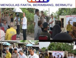 Kapolres Dan Bupati Bangka Tengah Hadiri Peletakan Batu Pertama Pembangunan Rumah Layak Huni Purnawirawan Polri