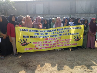 Resah Pencemaran dan Kerusakan, Warga Pagintungan Kembali Lawan Tambang Pasir PT Berkah Halal Thayyib