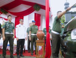 Denpom III/4 Serang Terima Hibah Tiga Mobil Operasional