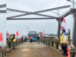 Jembatan Bailey Kutablang Rampung, Jalur Nasional Medan–Banda Aceh Kembali Normal