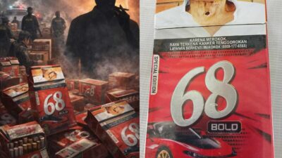 Rokok Diduga Ilegal Merek 68 Menguasai Pasar Pangkalpinang, AT Disebut Pengendali