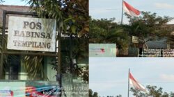 Bendera Robek Berkibar di Pos Babinsa Tempilang, Simbol Negara Seolah Terabaikan