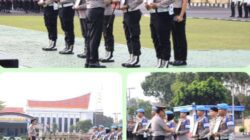 Polda Babel Gelar Upacara PTDH 6 Anggota, Kapolda: Harus Jadi Contoh Dan Pembelajaran Bagi Anggota