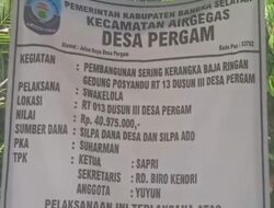 Sulit Akses RAB dan Nota Material, Warga Ajukan Keberatan ke Atasan PPID Desa Pergam