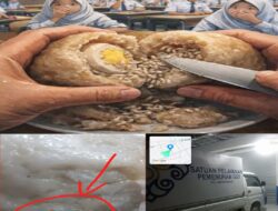 Menu MBG SMP 5 Pangkalpinang Diduga Tercemar, Empek-Empek Telur Berulat